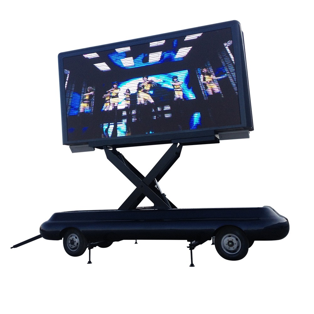 Buitenaanhangwagen met full colour led-scherm