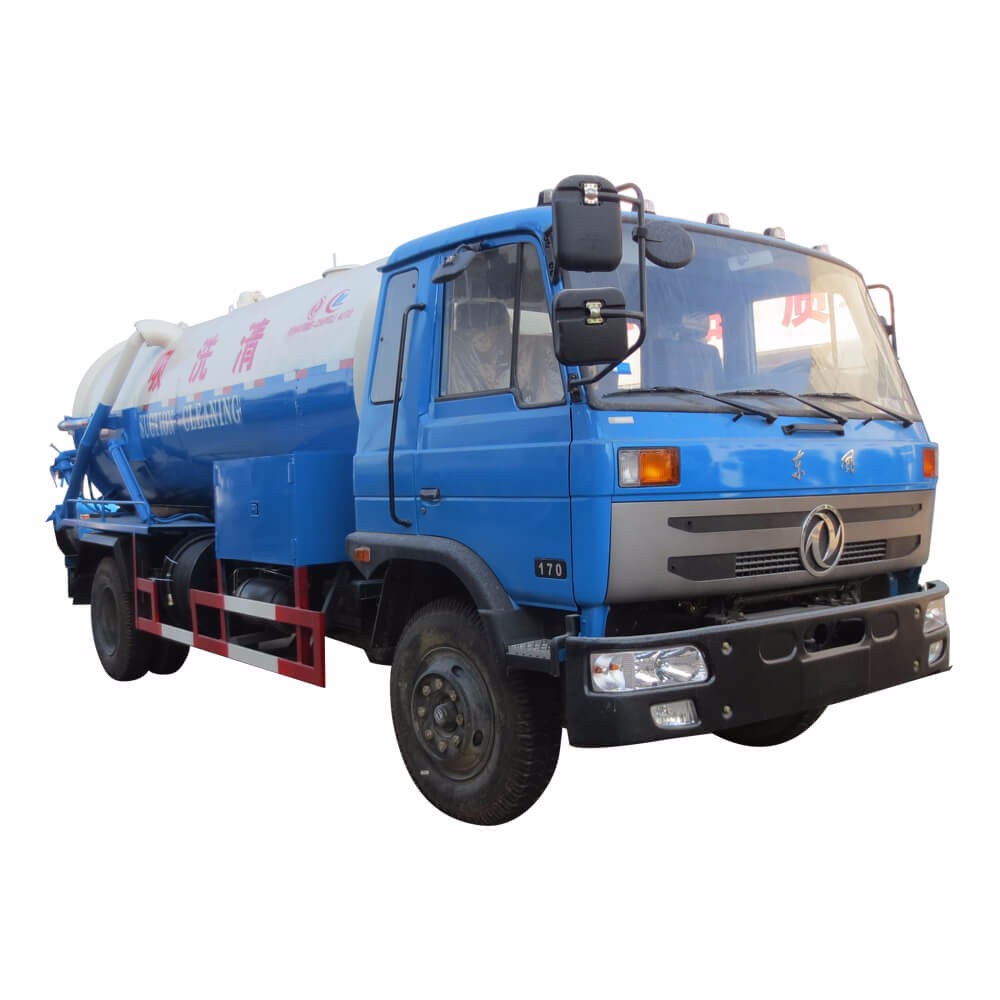 6 wiel 10 M3 afvalwatervacuümtank